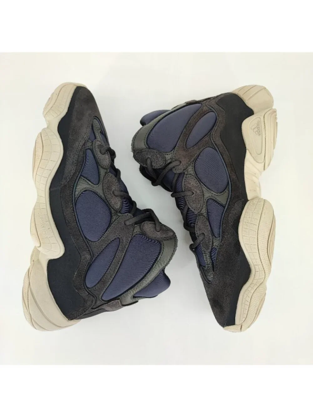 Adidas Yeezy 500 High Slate Men's Size 9.5 US Sneakers Suede Blue FW4968